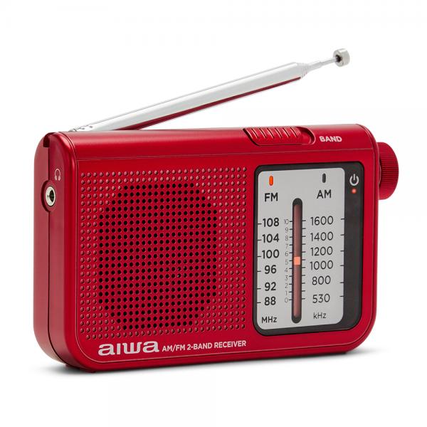 Aiwa Rs-55/rd Roja / Radio Portátil De Bolsillo