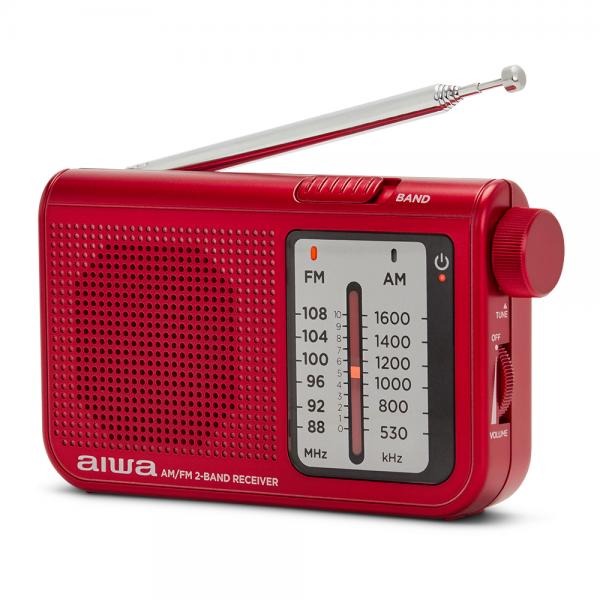 Aiwa Rs-55/rd Roja / Radio Portátil De Bolsillo