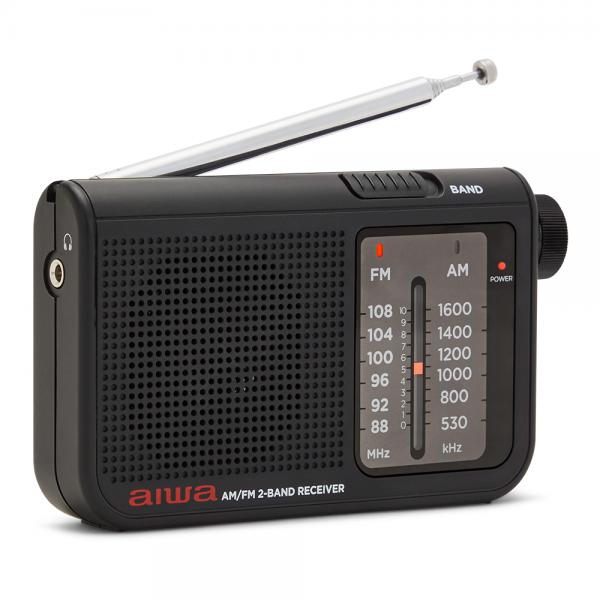 Aiwa Rs-55/bk Negro / Radio Portátil De Bolsillo