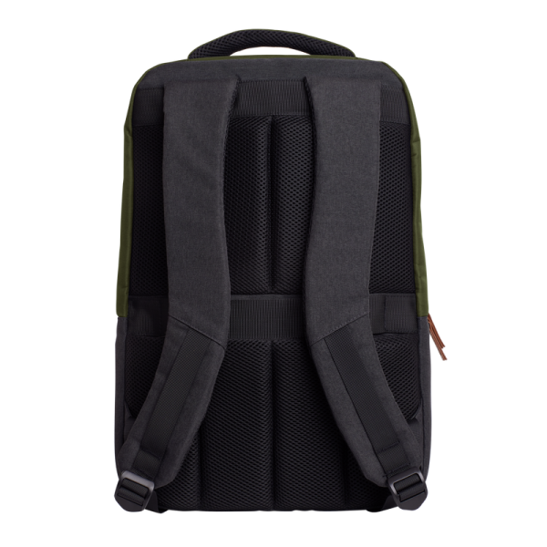 MOCHILA TRUST LISBOA COLOR VERDE PARA PORTATILES HASTA 16" 3 COMPARTIMIENTOS 23L