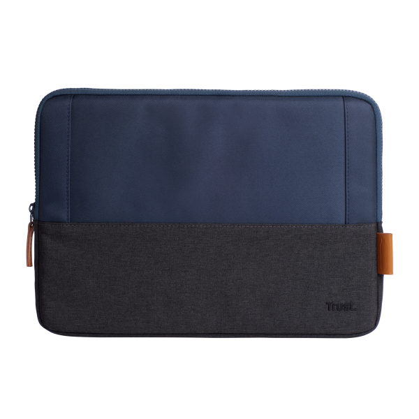 Funda Tablet Trust Lisboa 25123 Soft Sleeve Color Negro/azul - Para Tablets/portatiles Hasta 13.3