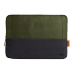 Funda De Portatil 16" Trust Lisboa 25247 Soft Sleeve Color Negro/verde Tablets/portatiles Hasta 16"*