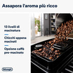 De'Longhi Magnifica Start ECAM220.60.B - Cafetera Superautomática con 4 recetas y jarra LatteCrema Hot