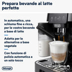 De'Longhi Magnifica Start ECAM220.60.B - Cafetera Superautomática con 4 recetas y jarra LatteCrema Hot