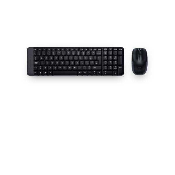 Pack Inalámbrico LOGITECH MK220 - USB  Teclado y Ratón  Negro