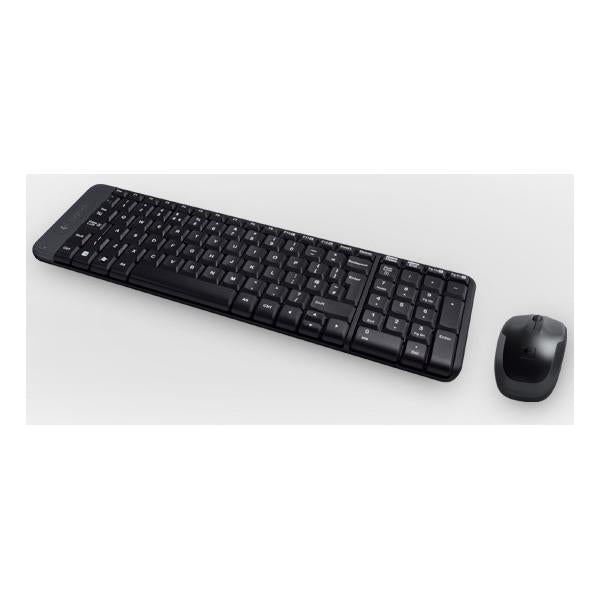Pack Inalámbrico LOGITECH MK220 - USB  Teclado y Ratón  Negro
