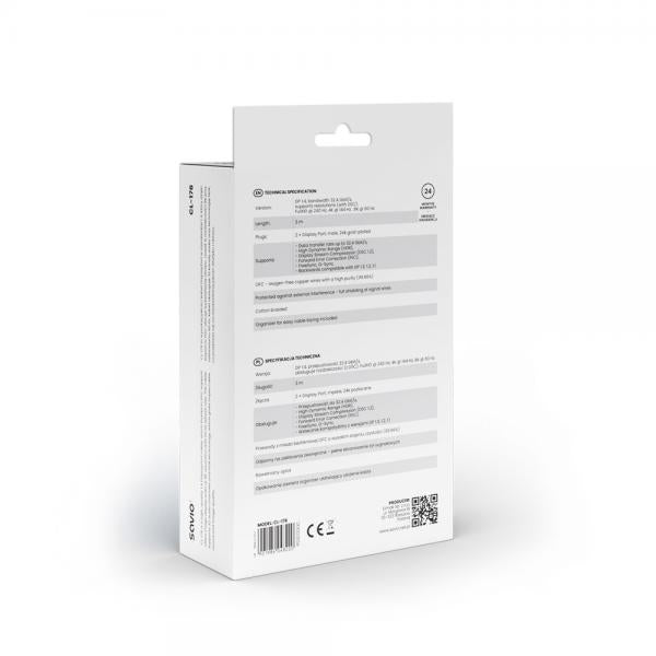 Cable Dp 1.4 Savio Cl-176 3m