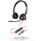 POLY Blackwire 3320 USB-C Con adaptador USB-A - Auriculares PC