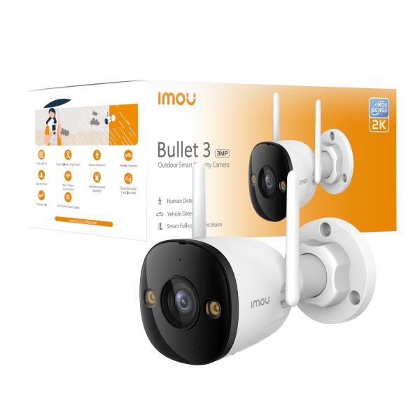 IMOU Bullet 3 3MP 2K WiFi Visión nocturna Blanco Main Image