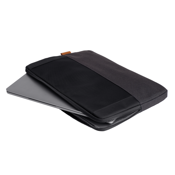 Funda De Portatil 16" Trust Lisboa 25248 Soft Sleeve Color Negro - Para Tablets/portatiles Hasta 16"
