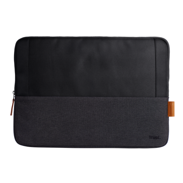 Funda De Portatil 16" Trust Lisboa 25248 Soft Sleeve Color Negro - Para Tablets/portatiles Hasta 16"