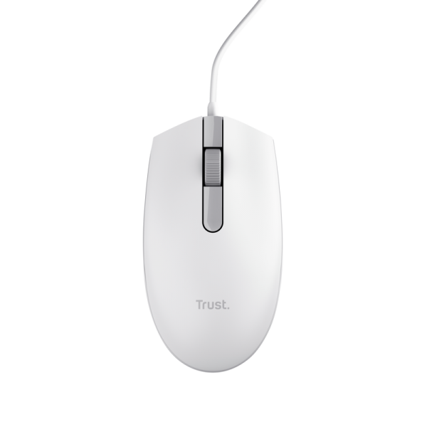 Mouse Trust Tm-101 Eco Usb 3 Botones Y Rueda Desplazamiento 1200dpi Color Blanco 25320