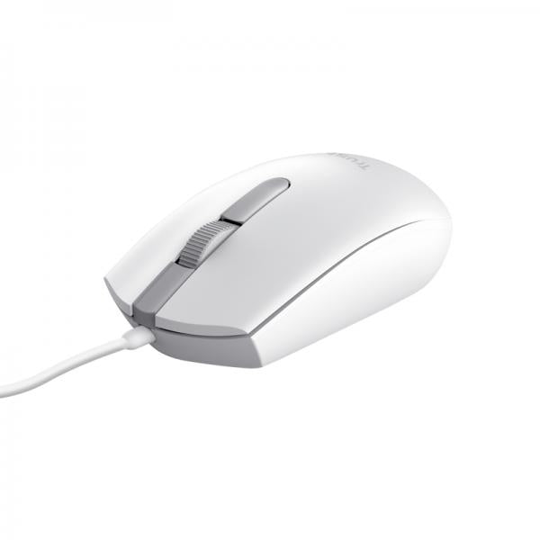 Mouse Trust Tm-101 Eco Usb 3 Botones Y Rueda Desplazamiento 1200dpi Color Blanco 25320 Hover Image