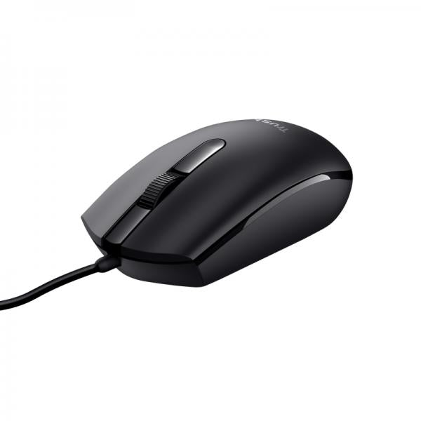 Mouse Trust Tm-101 Eco Usb 3 Botones Y Rueda Desplazamiento 1200dpi Color Negro 25295 Hover Image