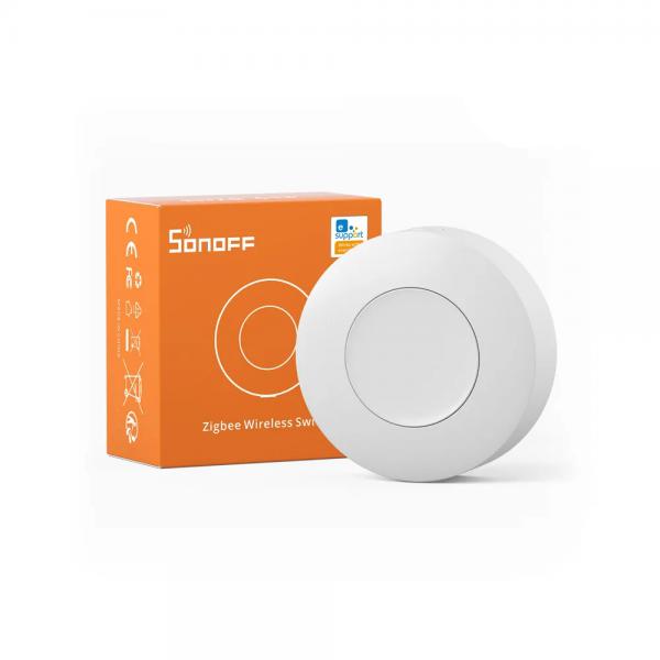 Sonoff SNZB-01P - Interruptor inteligente inalámbrico redondo Zigbee