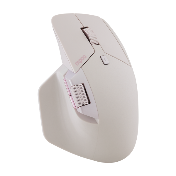 Mouse Rapoo Wireless Y Bluetooth Mt760l 2.4g Ghz Bt 4.0 10 Botones 4000 Ppp Carga Inalambrica