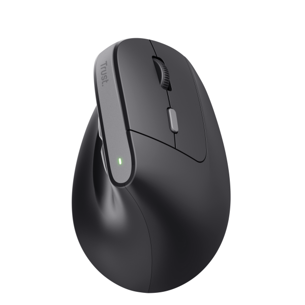 Mouse Trust Wireless Ergo Bayo Ii 25145 Rf 2.4 Ghz Dpi Ajustable 800-2400ppp 6 Botones Carga Usb-c