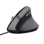 Mouse Trust Ergo Bayo Ii 25144 Dpi Ajustable 800-2400ppp 6 Botones Cable 150cm Negro