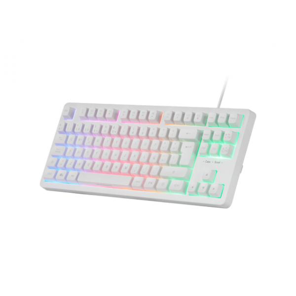 Teclado H-mech Gaming Mars Gaming Mk023 Color Blanco Tamao Compacto Tkl Iluminacion Rgb Hover Image