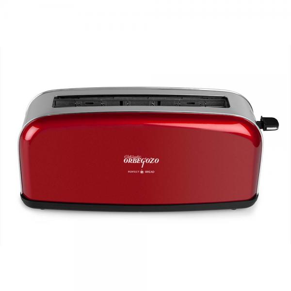 Orbegozo Tov 6200 Vintage Red / Tostador De Pan Para 1 Rebanada Larga