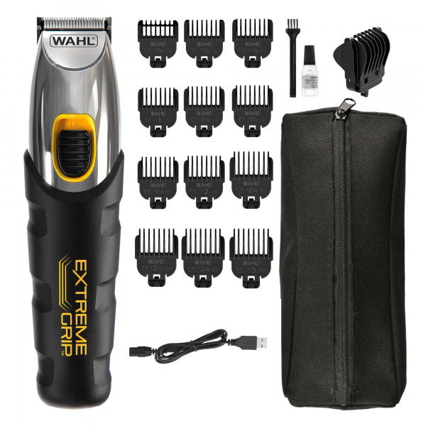 Wahl Extreme Grip Negro Y Plata / Cortapelos