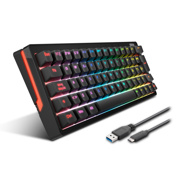 Krom Kreator Mini Teclado Mecánico Rgb