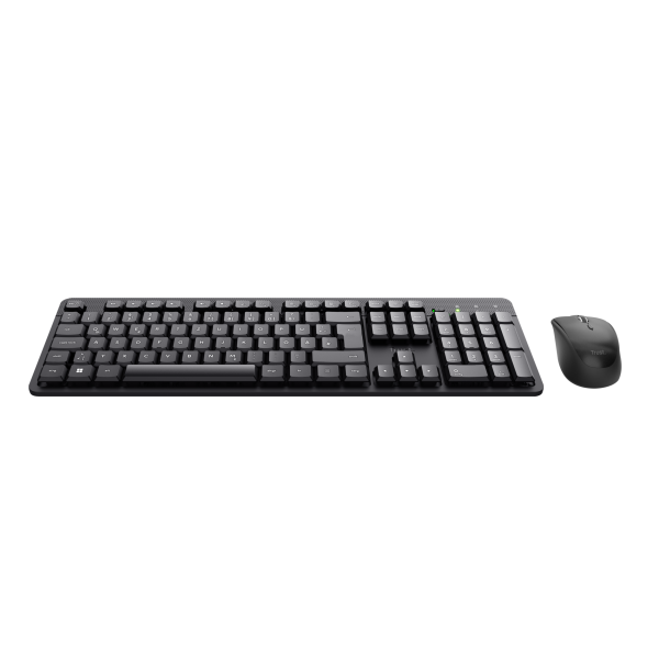 Teclado Y Mouse Trust Wireless Tkm-360 Silencioso 25356