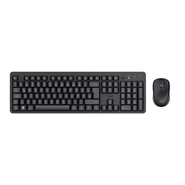 Teclado Y Mouse Trust Wireless Tkm-360 Silencioso 25356