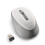Mouse Ngs Wireless Dew White Con Nano Receptor-800/1600 Dpi 2,4ghz Blanco