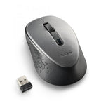 Mouse Ngs Dew Gray Optico Inalambrico De 2,4ghz Con Nano Receptor