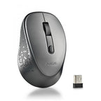 Mouse Ngs Dew Gray Optico Inalambrico De 2,4ghz Con Nano Receptor