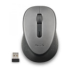 Mouse Ngs Dew Gray Optico Inalambrico De 2,4ghz Con Nano Receptor