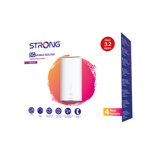 Strong 5G Router AX3000 Router de red móvil