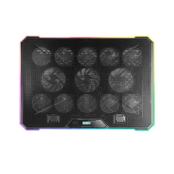 BASE DE REFRIGERACION PARA PORTATILES MARS GAMING MNBC13 CON SOPORTE DE MOVIL/TABLET 13XFANS
