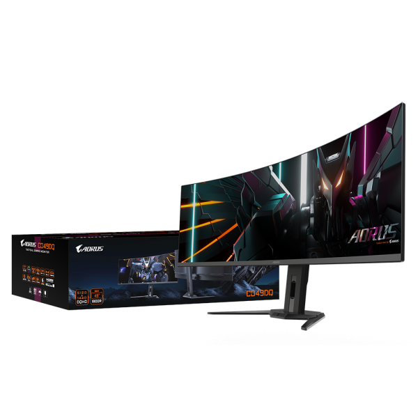 Gigabyte AORUS CO49DQ 49 WDQHD OLED UltraWide Curvo 144 Hz FreeSync Premium Pro Negro