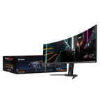 Gigabyte AORUS CO49DQ 49 WDQHD OLED UltraWide Curvo 144 Hz FreeSync Premium Pro Negro