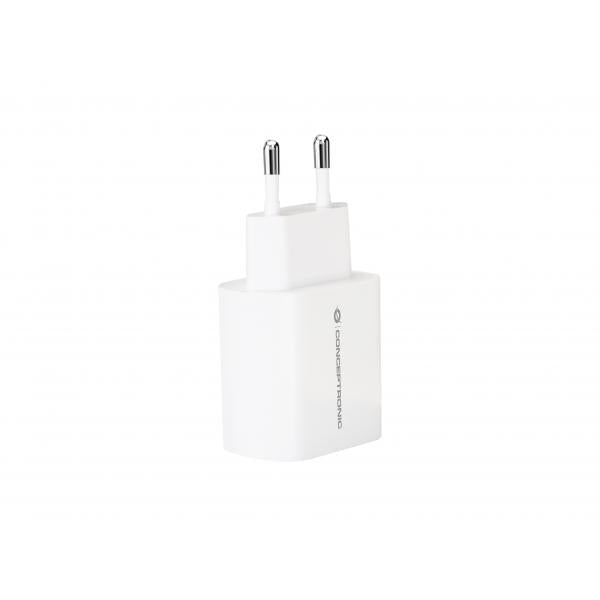 Cargador De Pared Conceptronic Althea14w Blanco