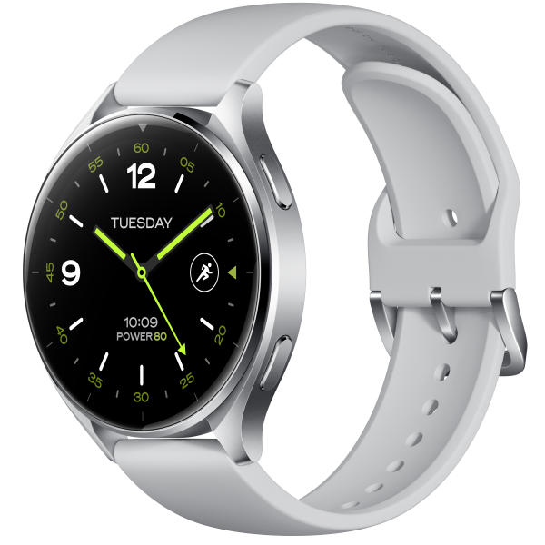 XIAOMI WATCH 2 SILVER CASE WITH GRAY TPU STRAP BHR8034GL