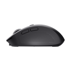 Mouse Trust Wireless Y Bluetooth Ozaa 24819 Negro Recargable- Sensor Optico - 6 Botones - 800/1600/3