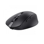 Mouse Trust Wireless Y Bluetooth Ozaa 24819 Negro Recargable- Sensor Optico - 6 Botones - 800/1600/3