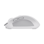 Mouse Trust Wireless Y Bluetooth Ozaa 24933 Blanco Recargable- Sensor Optico - 6 Botones - 800/1600/