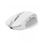 Mouse Trust Wireless Y Bluetooth Ozaa 24933 Blanco Recargable- Sensor Optico - 6 Botones - 800/1600/