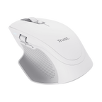 Mouse Trust Wireless Y Bluetooth Ozaa+ 24935 Blanco Multidespositivo Recargable- Sensor Optico - 6 B