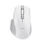 Mouse Trust Wireless Y Bluetooth Ozaa+ 24935 Blanco Multidespositivo Recargable- Sensor Optico - 6 B
