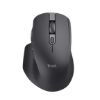 Mouse Trust Wireless Y Bluetooth Ozaa+ 24820 Negro Multidespositivo Recargable- Sensor Optico - 6 Bo
