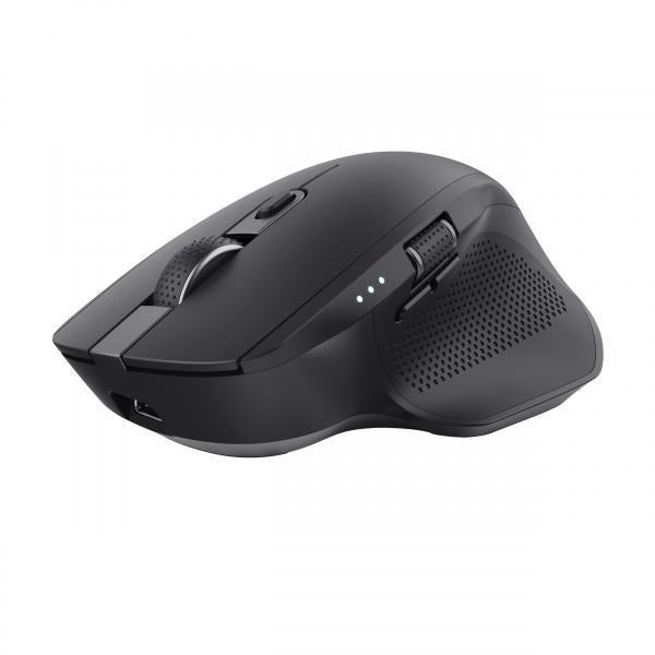 Mouse Trust Wireless Y Bluetooth Ozaa+ 24820 Negro Multidespositivo Recargable- Sensor Optico - 6 Bo Hover Image