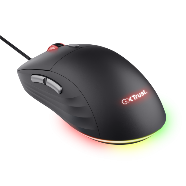 Mouse Trust Gaming Rgb Gxt 925 Redexii 25125 Usb Iluminacion Rgb 10000dpi 6 Botones Programables*