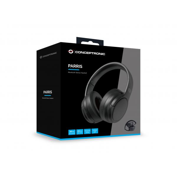 Auriculares Conceptronic Parris03b Inalambrico Negro