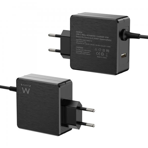 Ewent Cargador Usb-Cpd 65W + Puerto Usb-A