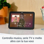 Amazon Echo Show 8 Altavoz Inteligente con Alexa 3 Generación Gris Antracita